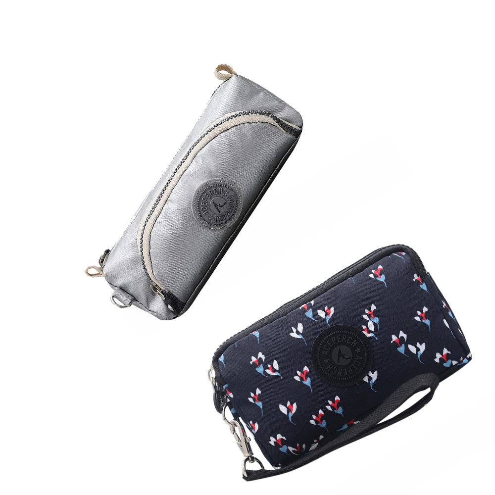 ACEPERCH Girl 2021 Original Estojo Carteira Feminina Case Billetera Mujer Purse Wallet Girls Nylon Monkey Pencil Bags Bolsas