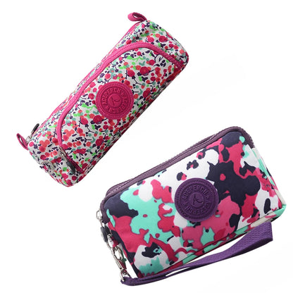 ACEPERCH Girl 2021 Original Estojo Carteira Feminina Case Billetera Mujer Purse Wallet Girls Nylon Monkey Pencil Bags Bolsas