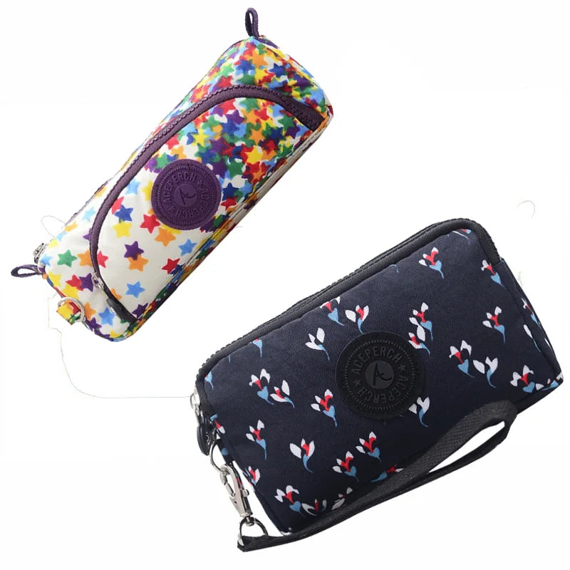 ACEPERCH Girl 2021 Original Estojo Carteira Feminina Case Billetera Mujer Purse Wallet Girls Nylon Monkey Pencil Bags Bolsas