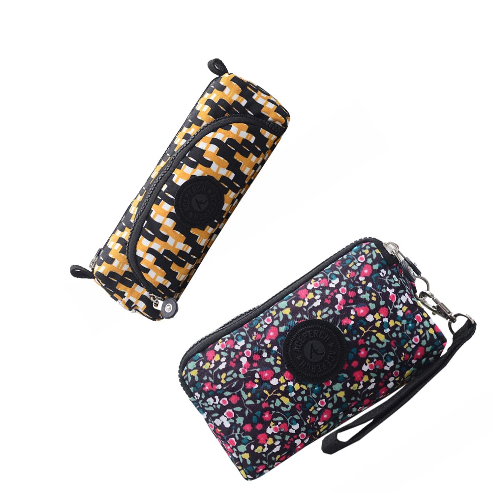 ACEPERCH Girl 2021 Original Estojo Carteira Feminina Case Billetera Mujer Purse Wallet Girls Nylon Monkey Pencil Bags Bolsas