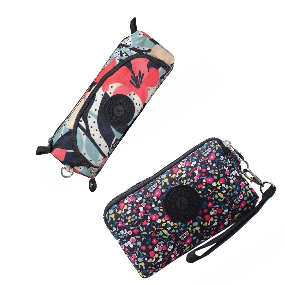 ACEPERCH Girl 2021 Original Estojo Carteira Feminina Case Billetera Mujer Purse Wallet Girls Nylon Monkey Pencil Bags Bolsas