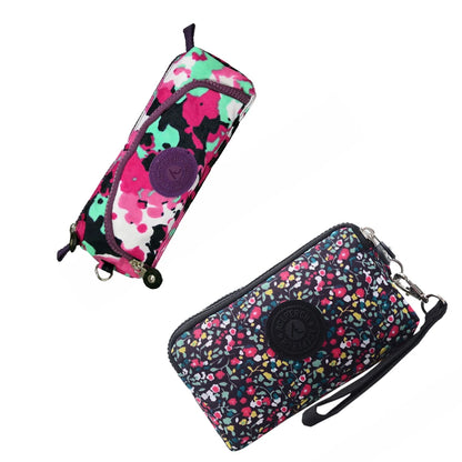 ACEPERCH Girl 2021 Original Estojo Carteira Feminina Case Billetera Mujer Purse Wallet Girls Nylon Monkey Pencil Bags Bolsas