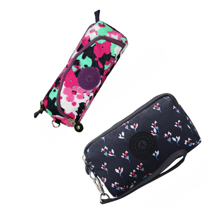 ACEPERCH Girl 2021 Original Estojo Carteira Feminina Case Billetera Mujer Purse Wallet Girls Nylon Monkey Pencil Bags Bolsas
