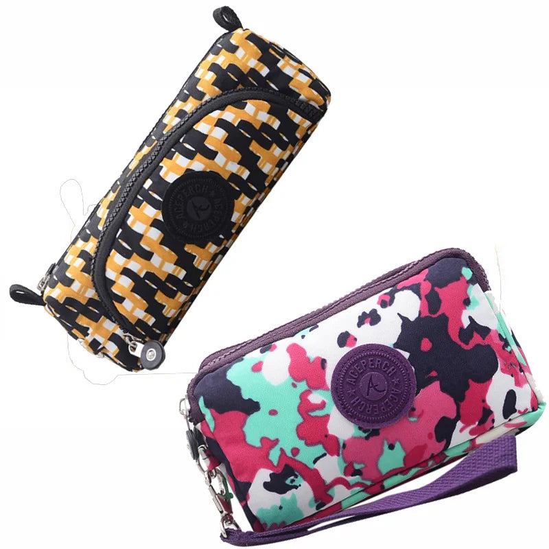 ACEPERCH Girl 2021 Original Estojo Carteira Feminina Case Billetera Mujer Purse Wallet Girls Nylon Monkey Pencil Bags Bolsas