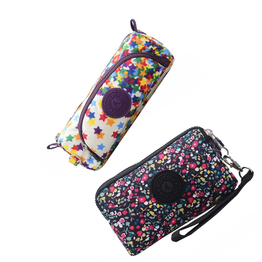 ACEPERCH Girl 2021 Original Estojo Carteira Feminina Case Billetera Mujer Purse Wallet Girls Nylon Monkey Pencil Bags Bolsas