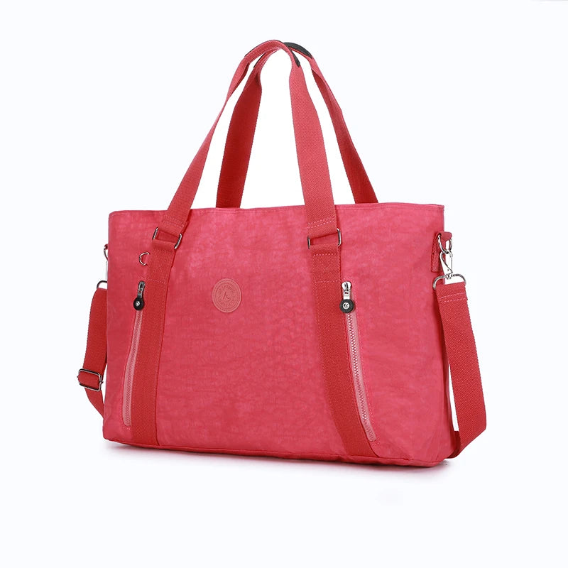 ACEPERCH Girl Casual Large Capacity Women Travel Bag Waterproof Stripe Weekend Overnight Duffle Bags Female Hand Luggage Big Bag