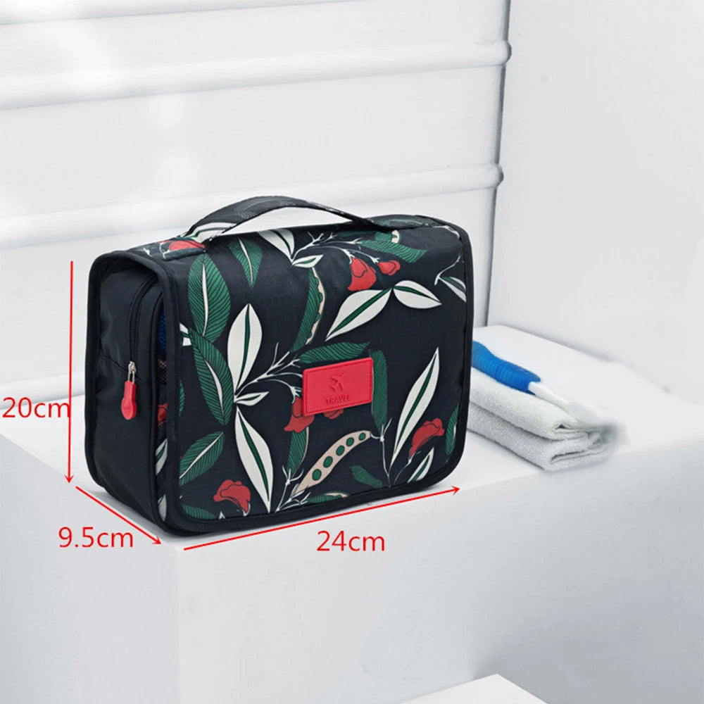 ACEPERCH Girl Hanging Cosmetic Toiletry Bag Women Travel Organizer Beautician Necessaire Functional Makeup Wash Pouch Accessorie