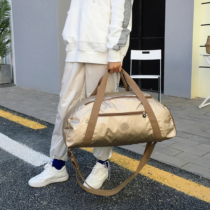 ACEPERCH Girl Large Capacity Travel Bags Women Luggage Bag Nylon Portable Folding Big Original Handbag Tote Female Bags 2020 Sac