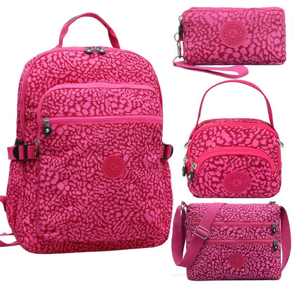 ACEPERCH Girl Mochila Escolar School Waterproof Nylon Monkey Backpack Mochila Female Travel Bag trekking Large Capacity Rucksack