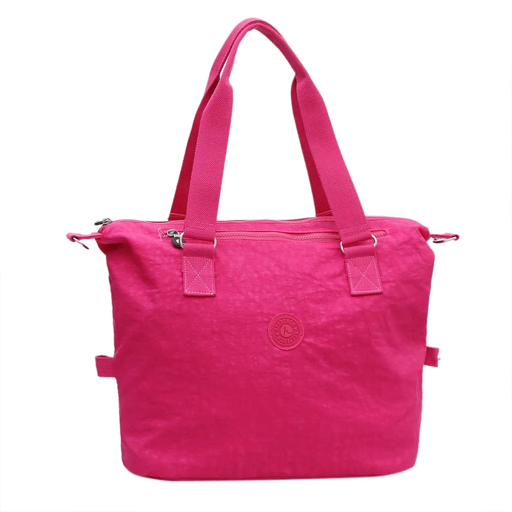 ACEPERCH Girl Monkey Handbags Women Bolsas Feminia Nylon Shoulder Travel Beach Bag Bolsos Mujer Top-handle Casual Tote Sac Femme