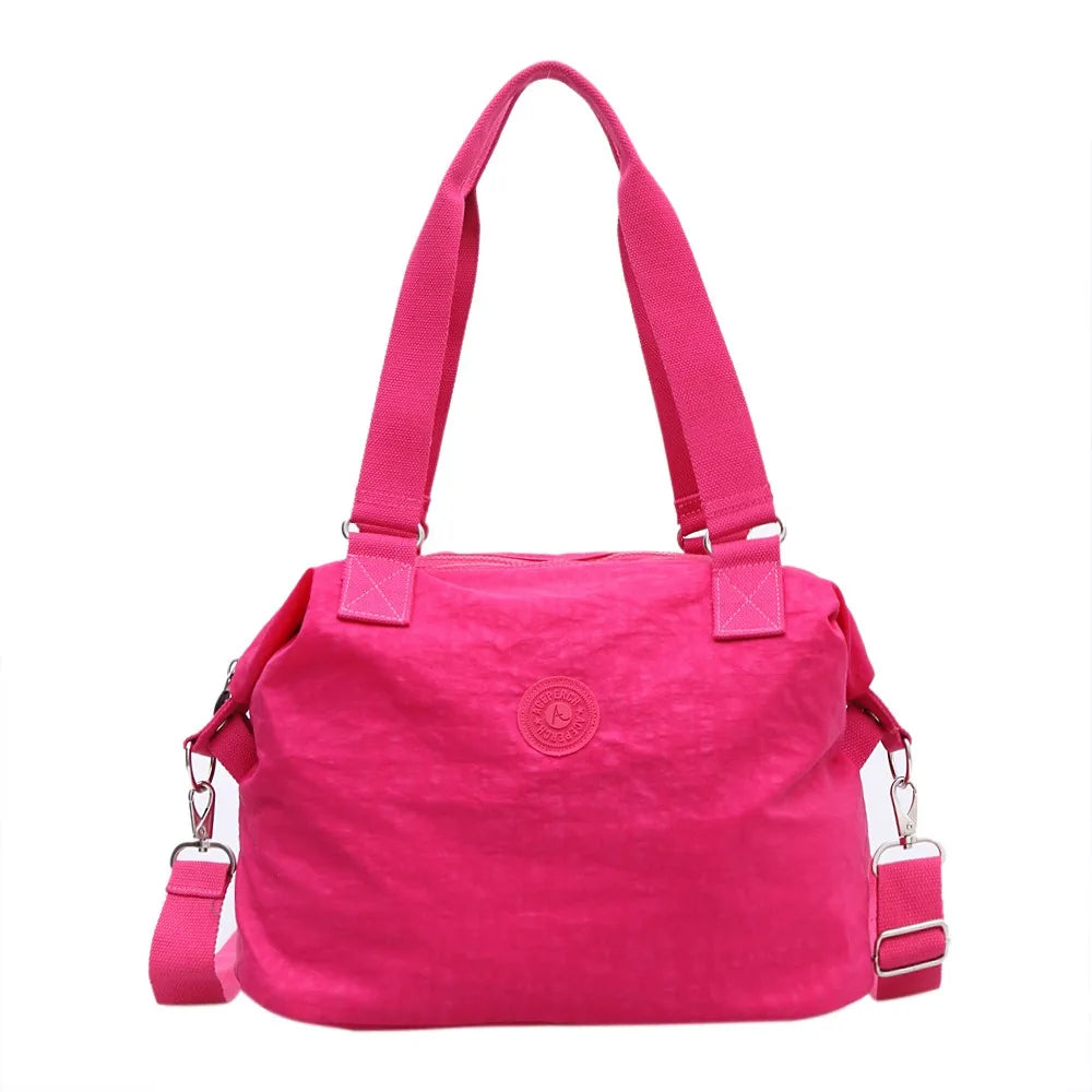 ACEPERCH Girl Monkey Handbags Women Bolsas Feminia Nylon Shoulder Travel Beach Bag Bolsos Mujer Top-handle Casual Tote Sac Femme