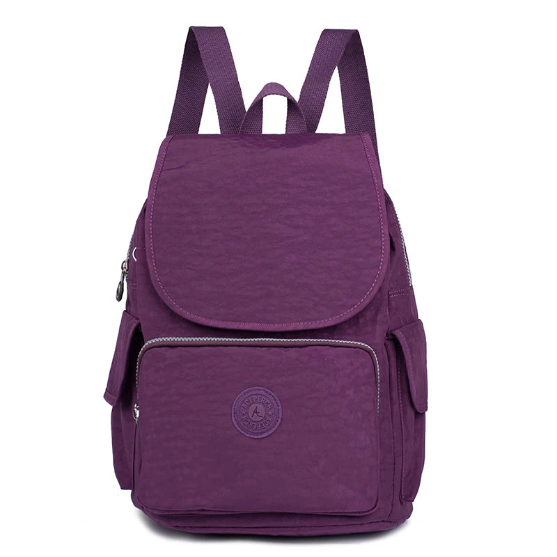 ACEPERCH Girl Nylon Backpack Female Original Backpacks Teenager School Bags Mochila Feminina Women Rucksack Mochilas Mujer 2021