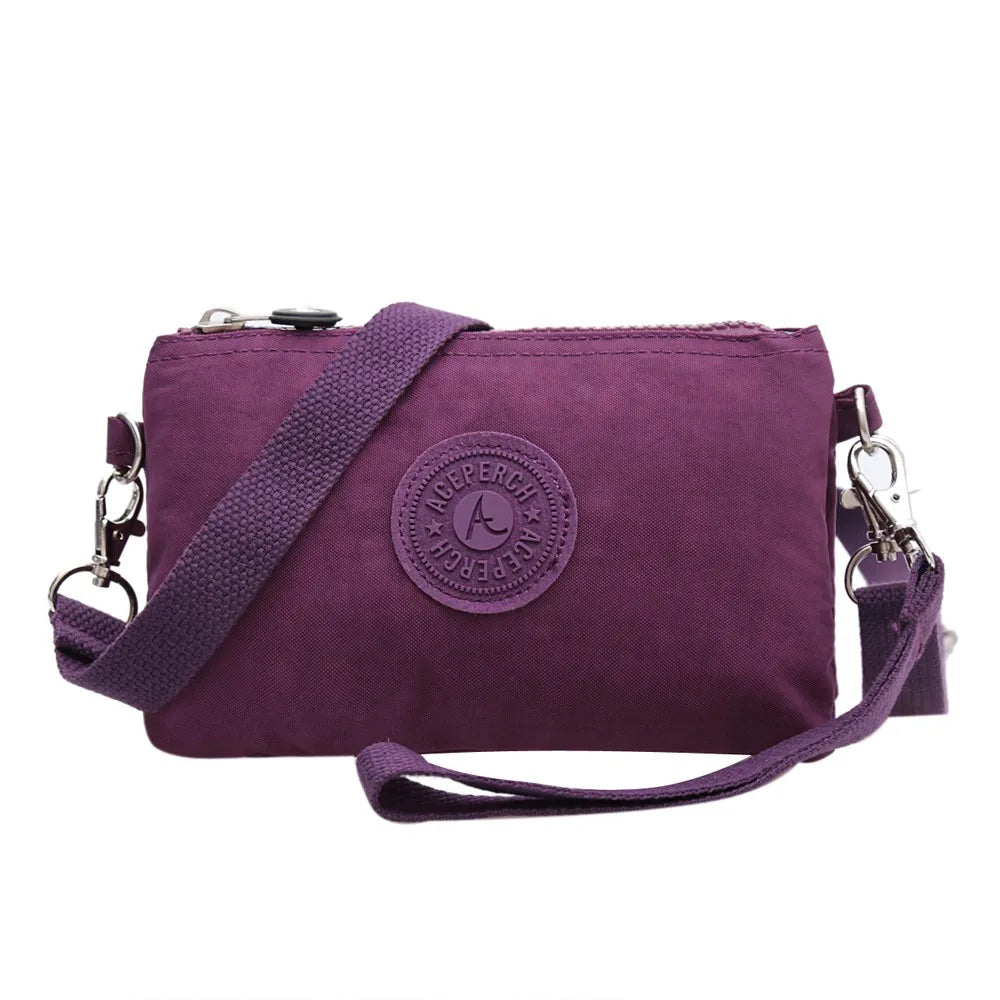 ACEPERCH Girl Nylon Messenger Bags Shoulder Female Bolsa Feminina Bolsos Mujer Luxury Handbags Women Clutch Designer Sac A Main