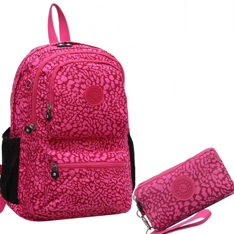 ACEPERCH Girl Original School Backpack For Teenage Girl Waterproof Bolsos Mochila Feminina Mujer Women Solid Laptop Travel Bag