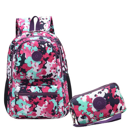 ACEPERCH Girl Original School Backpack For Teenage Girl Waterproof Bolsos Mochila Feminina Mujer Women Solid Laptop Travel Bag