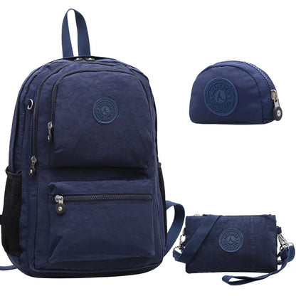 ACEPERCH Girl Style Backpack Waterproof Nylon Backpack Original Lady Women's Backpacks Female Casual Travel Bag Mochila Feminin