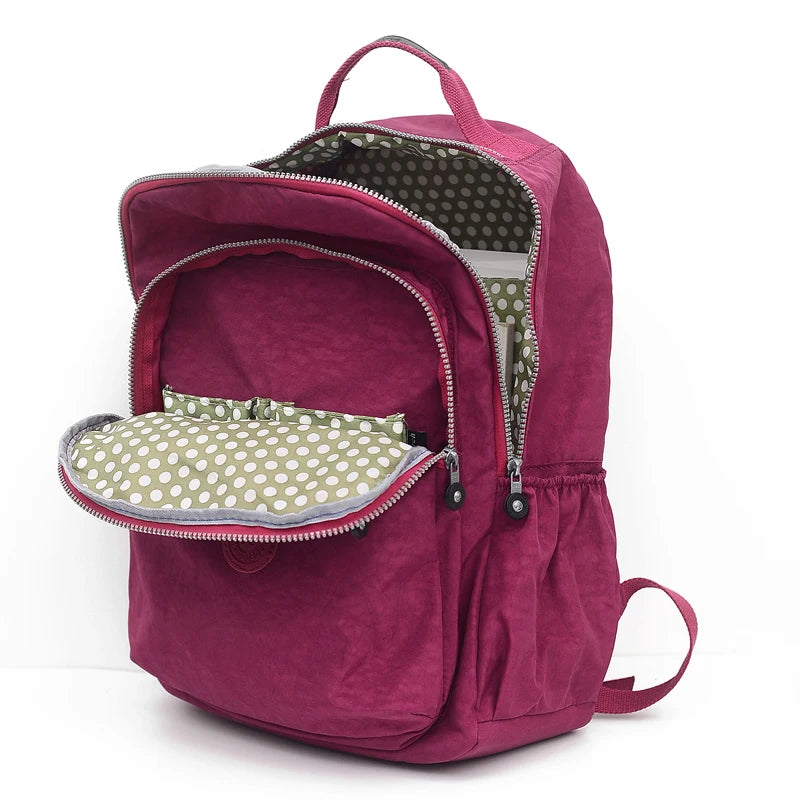 ACEPERCH Girls Backpacks Mochilas Escolares Feminina School Bags For Teenage Girl Women Nylon Bagpack Laptop Backpack Sac A Dos
