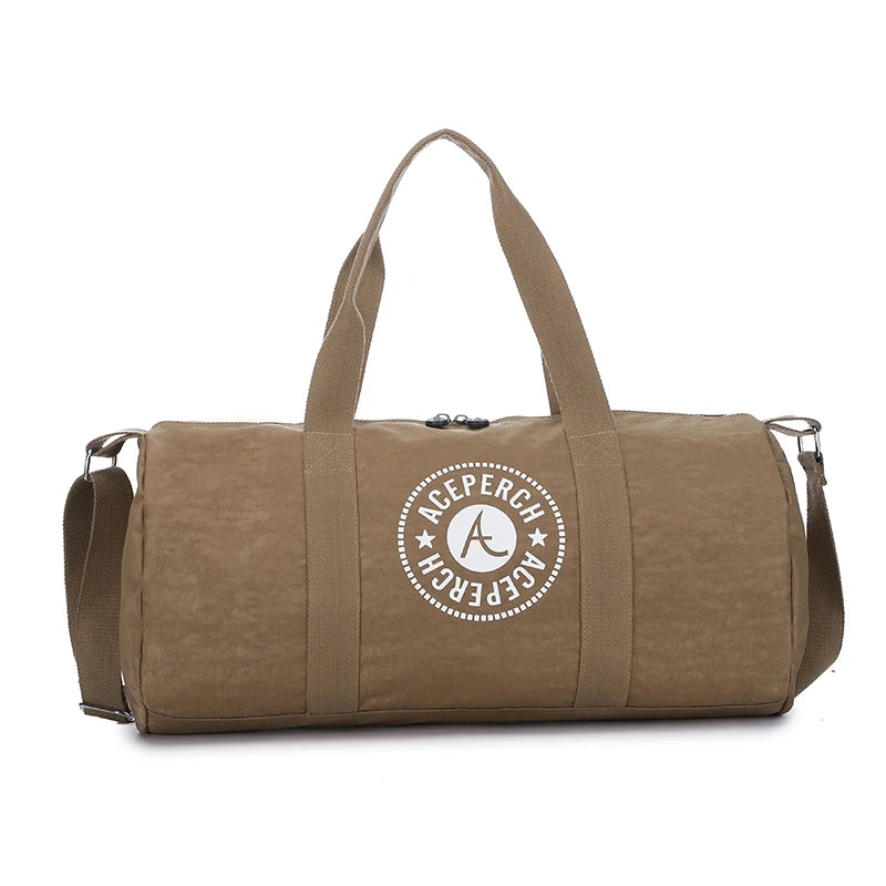 ACEPERCH Girls Casual Travel Bag Female Fitness Training Duffle Bag for Trip Large Capacity Waterproof Gym Sport Bag