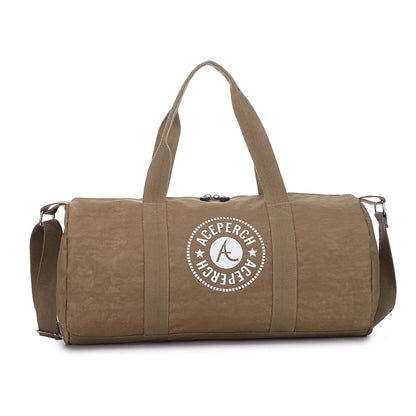 ACEPERCH Girls Casual Travel Bag Female Fitness Training Duffle Bag for Trip Large Capacity Waterproof Gym Sport Bag