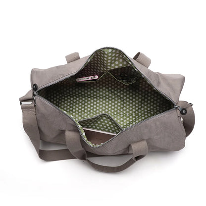 ACEPERCH Girls Casual Travel Bag Female Fitness Training Duffle Bag for Trip Large Capacity Waterproof Gym Sport Bag