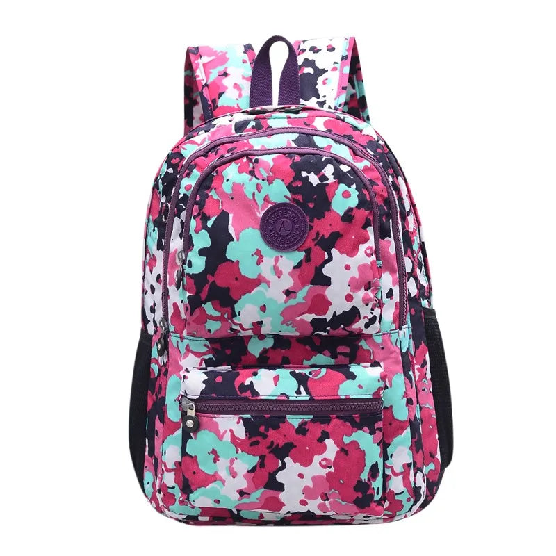 ACEPERCH Girls Original Backpacks Mochila Feminina Escolar School Backpack for Teenage Women Nylon Bolso Mujer Bagpack Sac A Dos