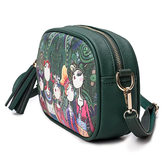 ACEPERCH Woman Bag PU Leather Crossbody Bags For Women Fashion Messenger Bags Female Tassel Shoulder Handbag For Girl Sac Femme