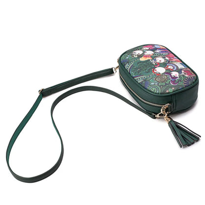 ACEPERCH Woman Bag PU Leather Crossbody Bags For Women Fashion Messenger Bags Female Tassel Shoulder Handbag For Girl Sac Femme