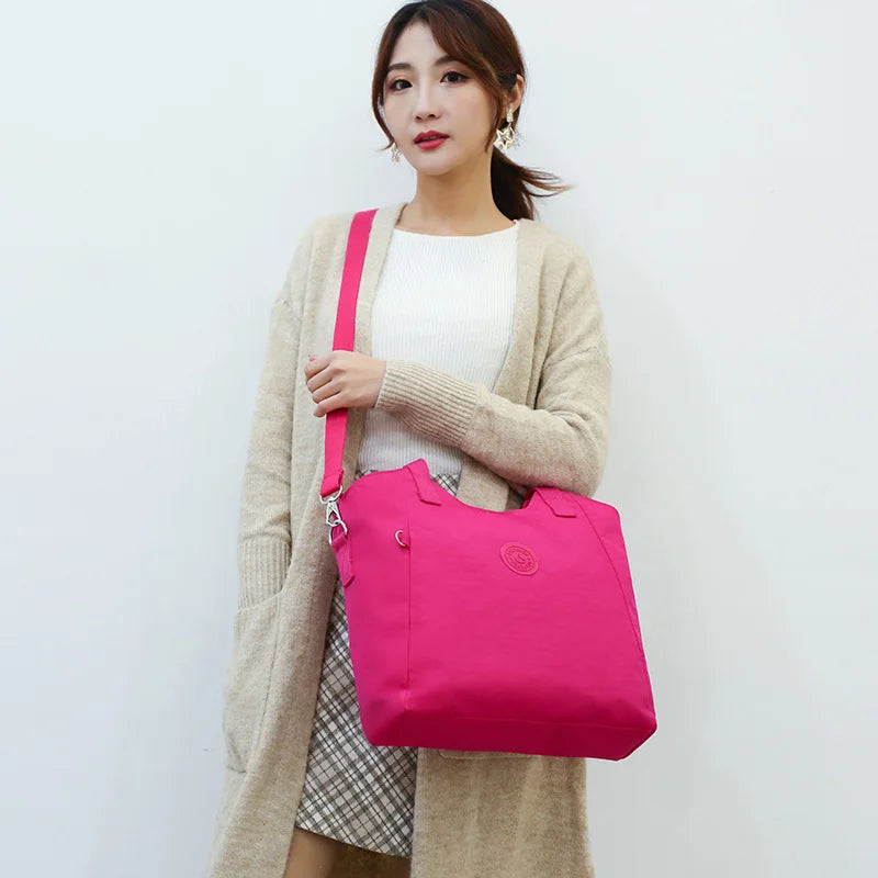ACEPERCH Women Casual Shoulder Bags Girl Handbag Messenger Bags Nylon Tote Women Waterproof bolsas Designer Bolsas Feminina