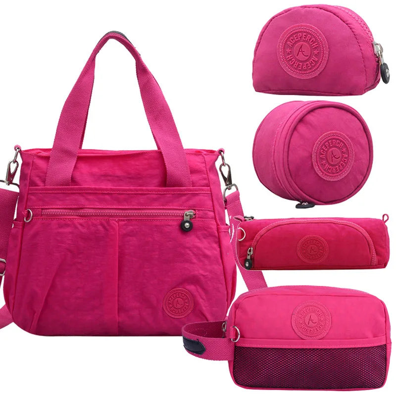 ACEPERCH Women Handbag Ladies Travel Messenger Bags Waterproof Nylon Crossbody Bolsas Femininas Female Shoulder Bags sac a main