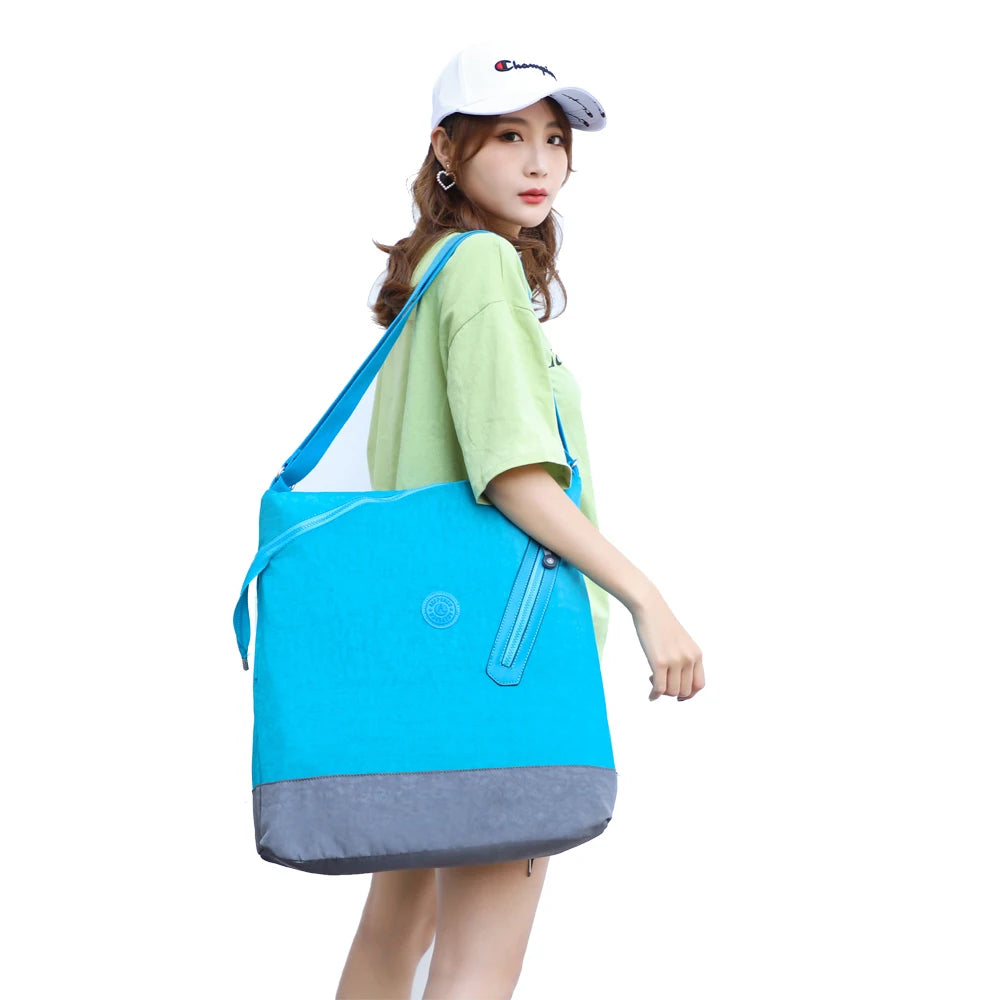 ACEPERCH Women Luxury Shoulder Bag Nylon bagpack Ladies Bolsa Feminina Big Capacity Travel Crossbody Bag sac main femme Tote Ba