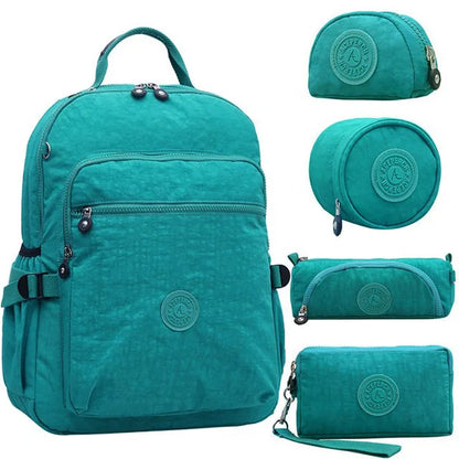 ACEPERCH Women Mochila Escolar Feminina Multifunction School Girl Bag pack Original Nylon Waterproof Backpacks Female Sac 2020
