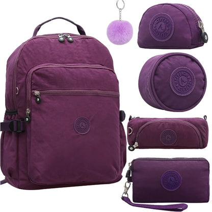ACEPERCH Women Mochila Escolar Feminina Multifunction School Girl Bag pack Original Nylon Waterproof Backpacks Female Sac 2020