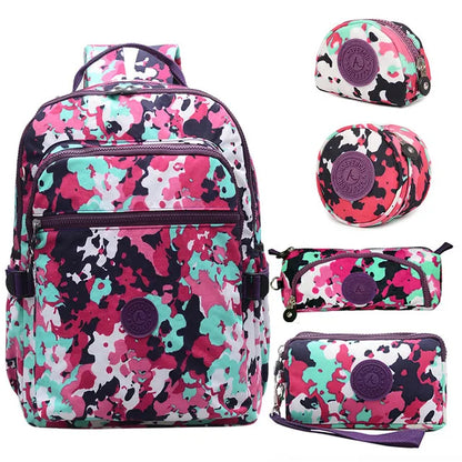 ACEPERCH Women Mochila Escolar Feminina Multifunction School Girl Bag pack Original Nylon Waterproof Backpacks Female Sac 2020