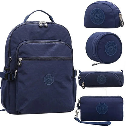 ACEPERCH Women Mochila Escolar Feminina Multifunction School Girl Bag pack Original Nylon Waterproof Backpacks Female Sac 2020