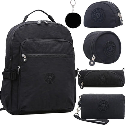 ACEPERCH Women Mochila Escolar Feminina Multifunction School Girl Bag pack Original Nylon Waterproof Backpacks Female Sac 2020
