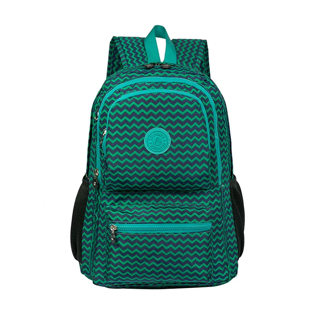 ACEPERCH Women Multifunction School Waterproof Nylon Backpack Mochila Escolar Mujer Travel Bag Rucksack trekking Large Capacity
