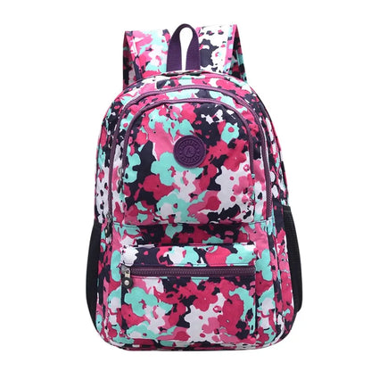 ACEPERCH Women Multifunction School Waterproof Nylon Backpack Mochila Escolar Mujer Travel Bag Rucksack trekking Large Capacity