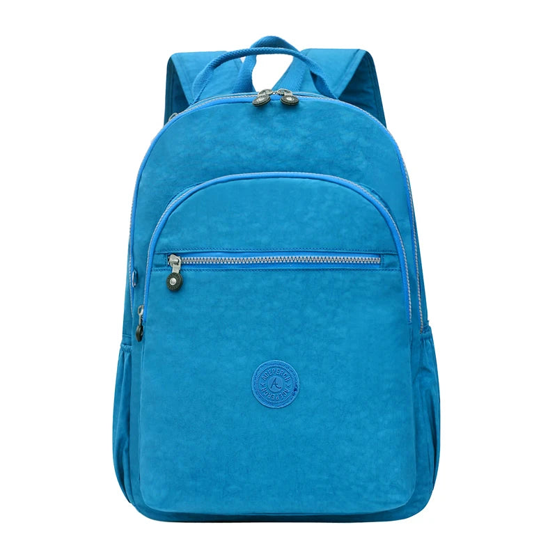 ACEPERCH Women Nylon Backpacks School Backpack For Teenage Girl Mochila Feminina Female Travel Backpack 15.6 Inch Laptop Bagpac