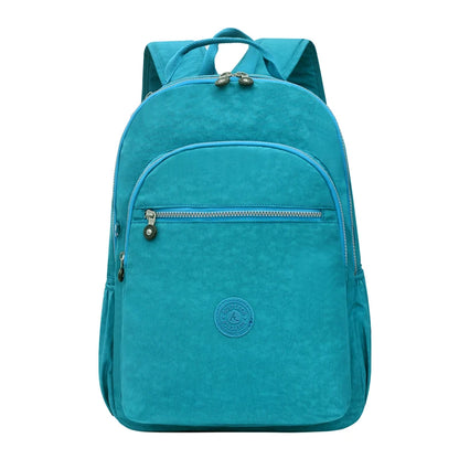 ACEPERCH Women Nylon Backpacks School Backpack For Teenage Girl Mochila Feminina Female Travel Backpack 15.6 Inch Laptop Bagpac
