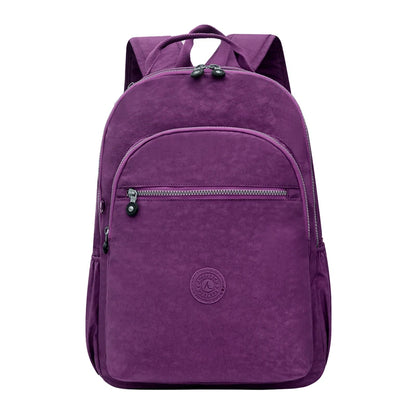 ACEPERCH Women Nylon Backpacks School Backpack For Teenage Girl Mochila Feminina Female Travel Backpack 15.6 Inch Laptop Bagpac