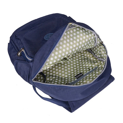 ACEPERCH Women Original Backpack 5Pcs/Set Girl School Bag Nylon Waterproof Backpack Mujer mochilas escolares sac a dos femme