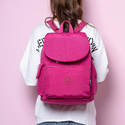ACEPERCH Women Original Backpack 5Pcs/Set Girl School Bag Nylon Waterproof Backpack Mujer mochilas escolares sac a dos femme