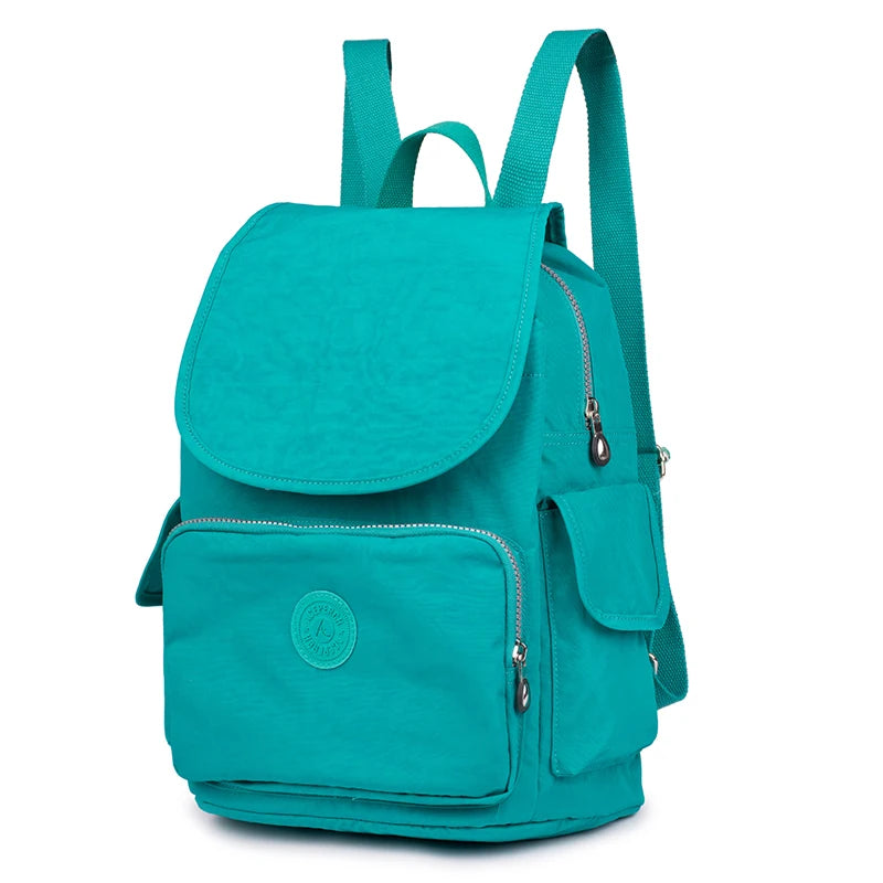 ACEPERCH Women Original Backpack Nylon Mochila Feminine Backpacks for Teenage Girls Female School Shoulder Bagpack Travel Bag