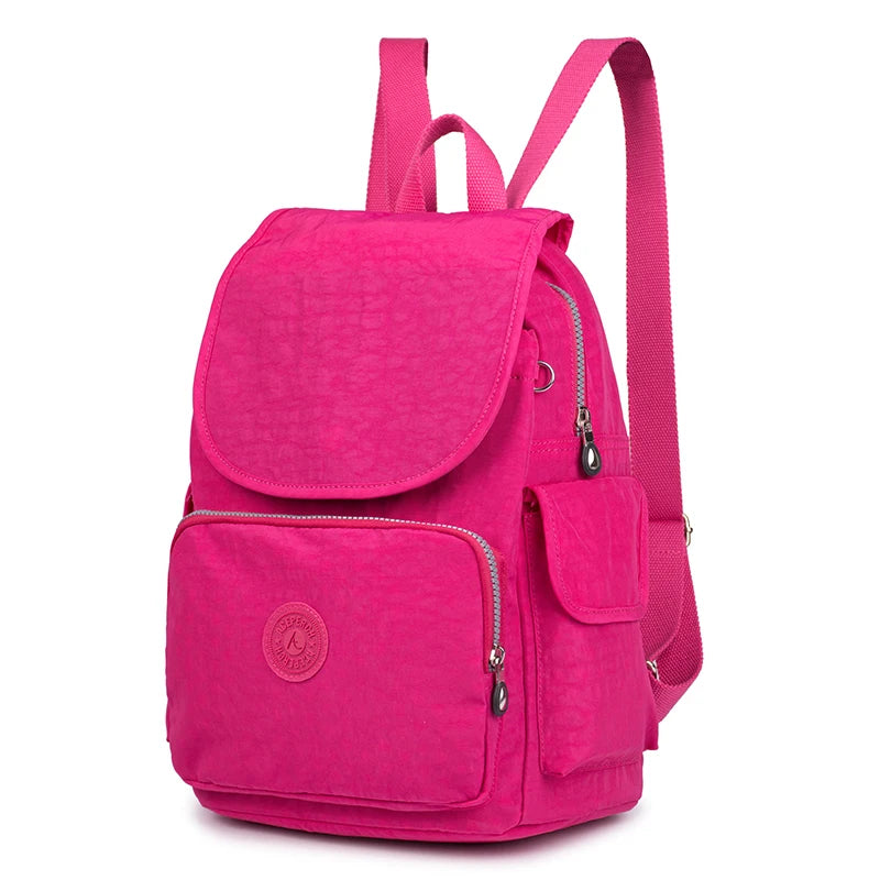ACEPERCH Women Original Backpack Nylon Mochila Feminine Backpacks for Teenage Girls Female School Shoulder Bagpack Travel Bag