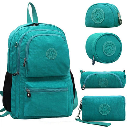 ACEPERCH Women Original Backpacks Mochila Mujer Escolar Feminina School Bag For Teenager Girl Nylon Waterproof Backpack Female