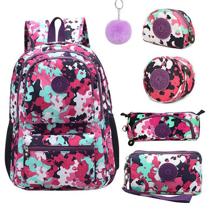 ACEPERCH Women Original Backpacks Mochila Mujer Escolar Feminina School Bag For Teenager Girl Nylon Waterproof Backpack Female
