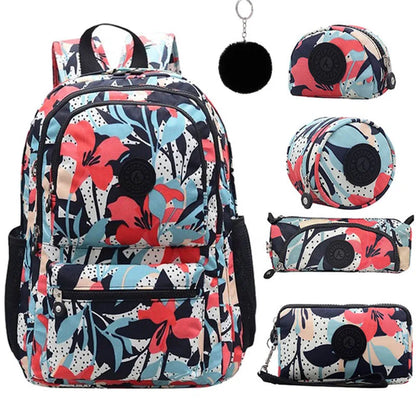 ACEPERCH Women Original Backpacks Mochila Mujer Escolar Feminina School Bag For Teenager Girl Nylon Waterproof Backpack Female