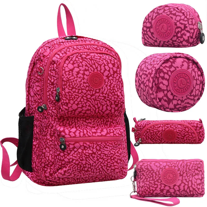 ACEPERCH Women Original Backpacks Mochila Mujer Escolar Feminina School Bag For Teenager Girl Nylon Waterproof Backpack Female