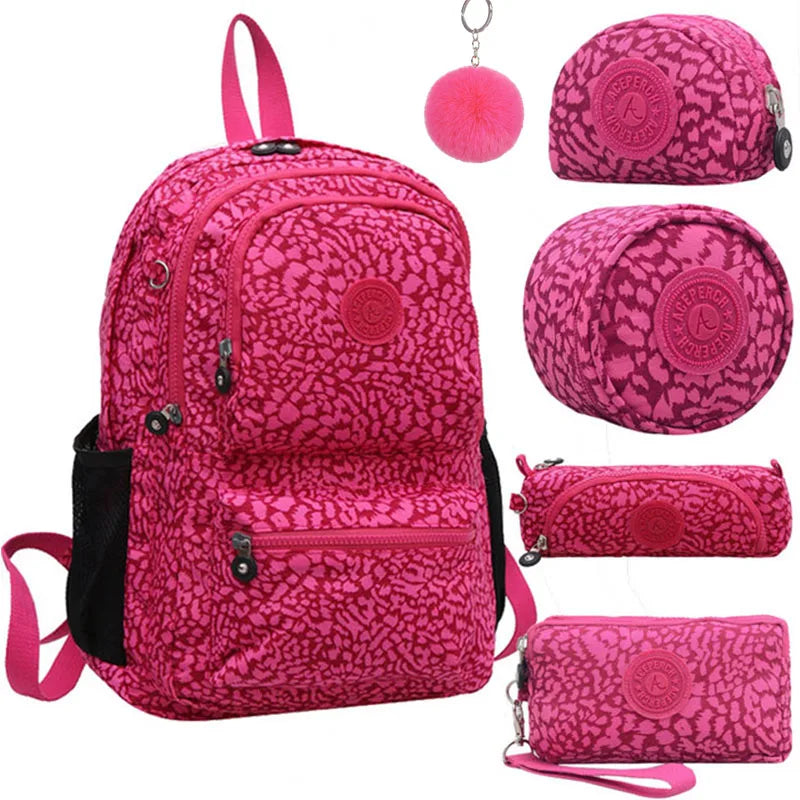 ACEPERCH Women Original Backpacks Mochila Mujer Escolar Feminina School Bag For Teenager Girl Nylon Waterproof Backpack Female