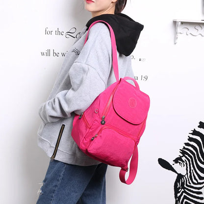 ACEPERCH Women Original Escolar Backpack Girl Waterproof Nylon Backpack Lady Backpacks Casual Travel Bag Mochila Infantil Menina